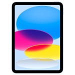 Ecrã do iPad 10.9" 2022 azul em destaque