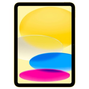 Ecrã do iPad 10.9" 2022 amarelo em destaque