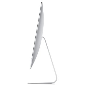 Perspectiva lateral do iMac 27" Late 2015