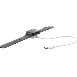 Apple Watch a carregar com o carregador USB-C da iServices