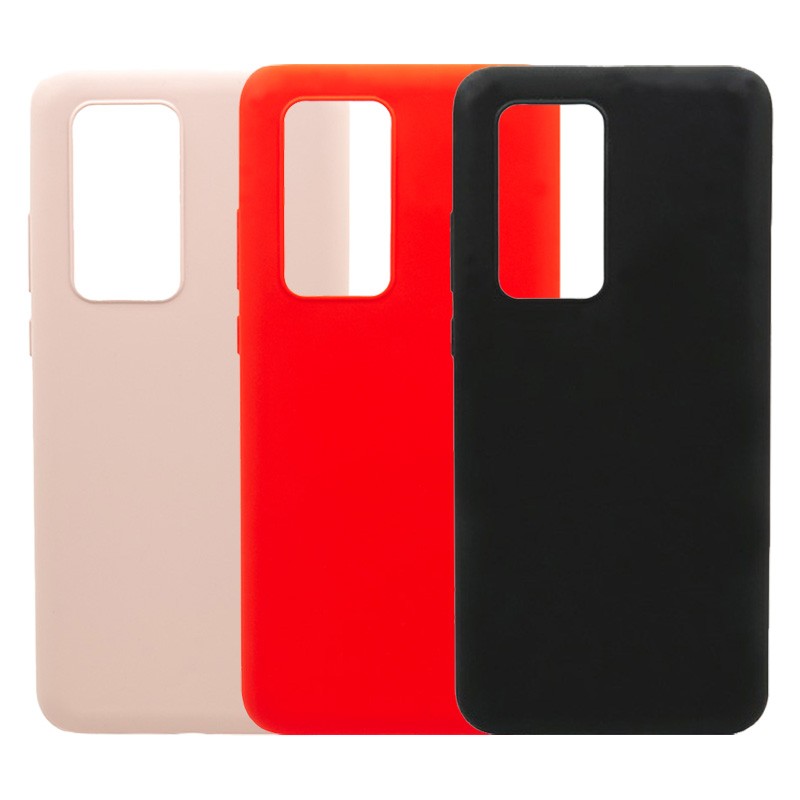 Capa Silicone Huawei Preta por fora