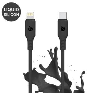 Cabo USB-C Lightning Fast Charge Preto