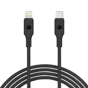 Cabo USB-C Lightning Fast Charge Preto