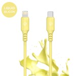 Cabo USB-C Lightning Fast Charge Amarelo