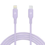 Cabo USB-C Lightning Fast Charge Roxo