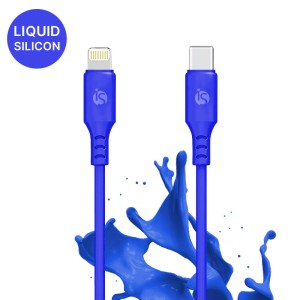Cabo USB-C Lightning Fast Charge Azul
