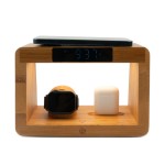 Candeeiro com Carregador Wireless, Bamboo 5 em 1 - iServices