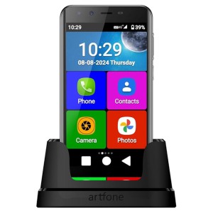 Artfone Smart 500 4G com base de carregamento