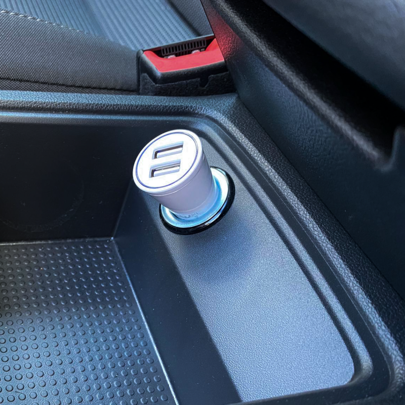 Carregador Auto USB Duplo 