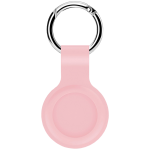 Porta-chaves em Silicone Líquido AirTag rosa