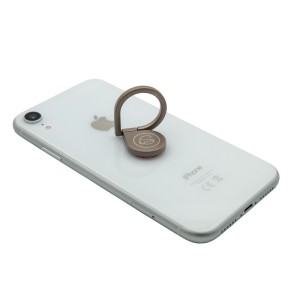 Anel para Telemóvel aberto atrás de um iPhone