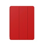 Capa em Pele para iPad Vermelha