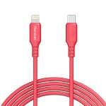Cabo USB-C Lightning Fast Charge Vermelho