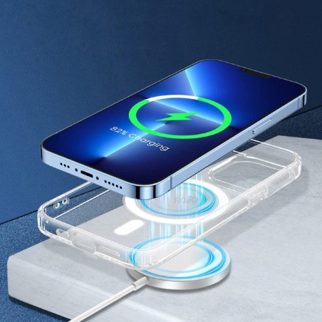 Coque IPhone 15 / Pro Plus Max Transparente MagSafe + 2x Verre Écran + 2x Verre Caméra