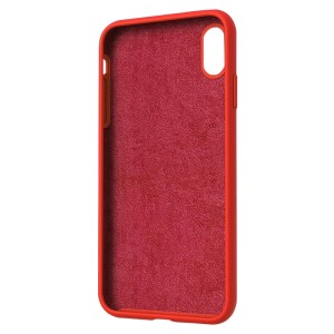 Capa de Silicone Vermelha para iPhone X, XS e XS Max