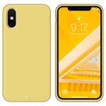 Capa de Silicone Amarela para iPhone X, XS e XS Max