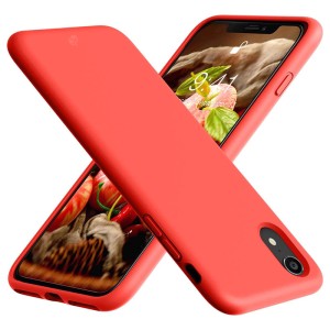 Capa de Silicone Vermelha para iPhone XR