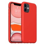 Capa de Silicone Vermelha para iPhone 11