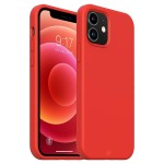 Capa de Silicone Vermelha para iPhone 12