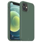 Capa de Silicone Verde para iPhone 12 e 12 Mini