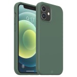 Capa de Silicone Verde para iPhone 12 e 12 Mini