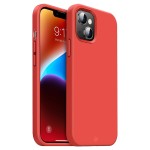 Capa de Silicone Vermelha para iPhone 13, 13 mini, 14 e 14 Plus