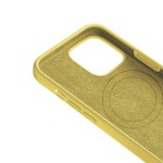 Capa de Silicone Amarelo para iPhone 14 Pro, 14 Pro Max, 15 Pro e 15 Pro Max