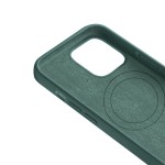 Capa de Silicone Verde para iPhone 14 Pro, 14 Pro Max, 15 Pro e 15 Pro Max